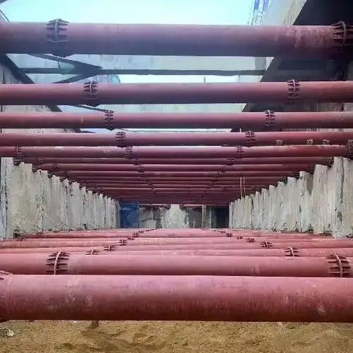 Metro inşaatında çelik desteklerin uygulamaları