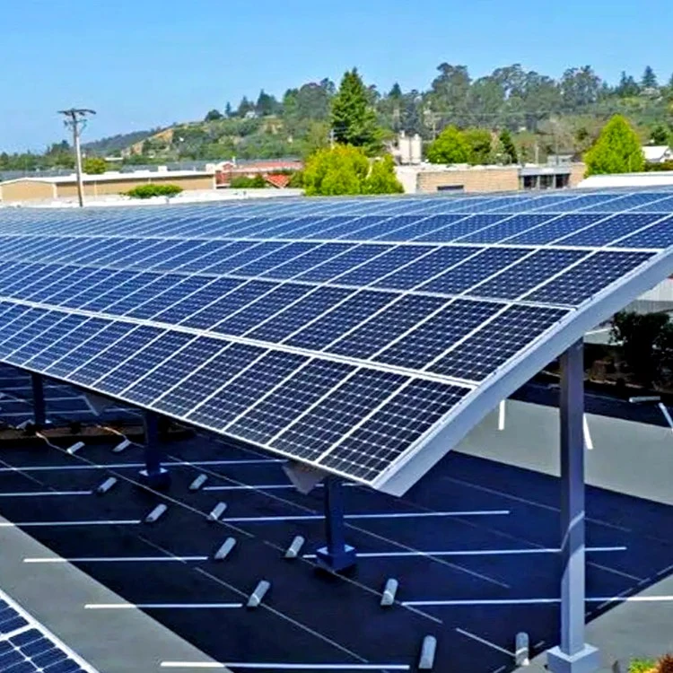 Kavisli Çatılı Fotovoltaik Carport